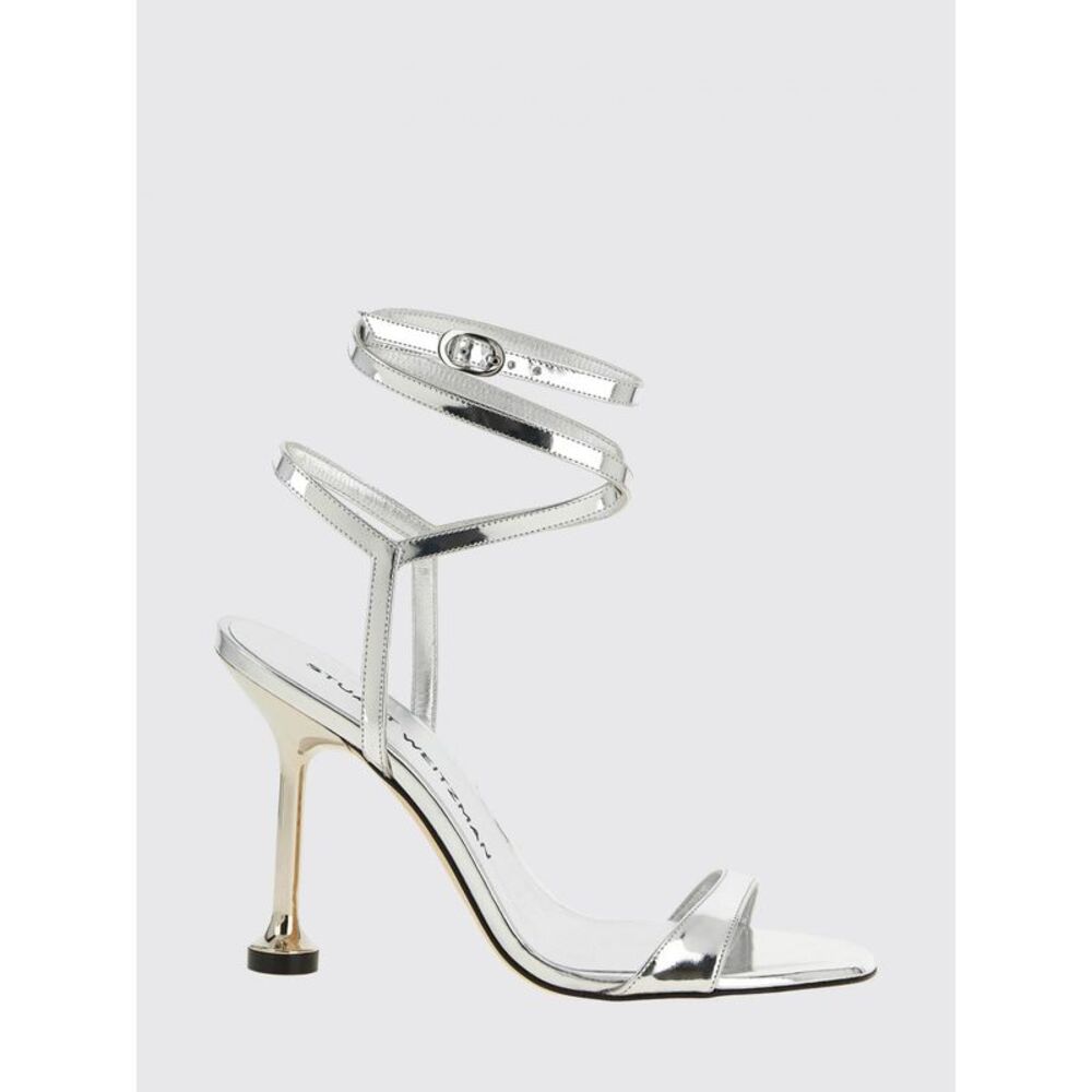 Stuart Weitzman Heeled Sandal Woman Silver